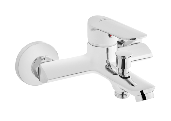 Invena Esla bateria wannowo-prysznicowa ścienna chrom BW-94-001