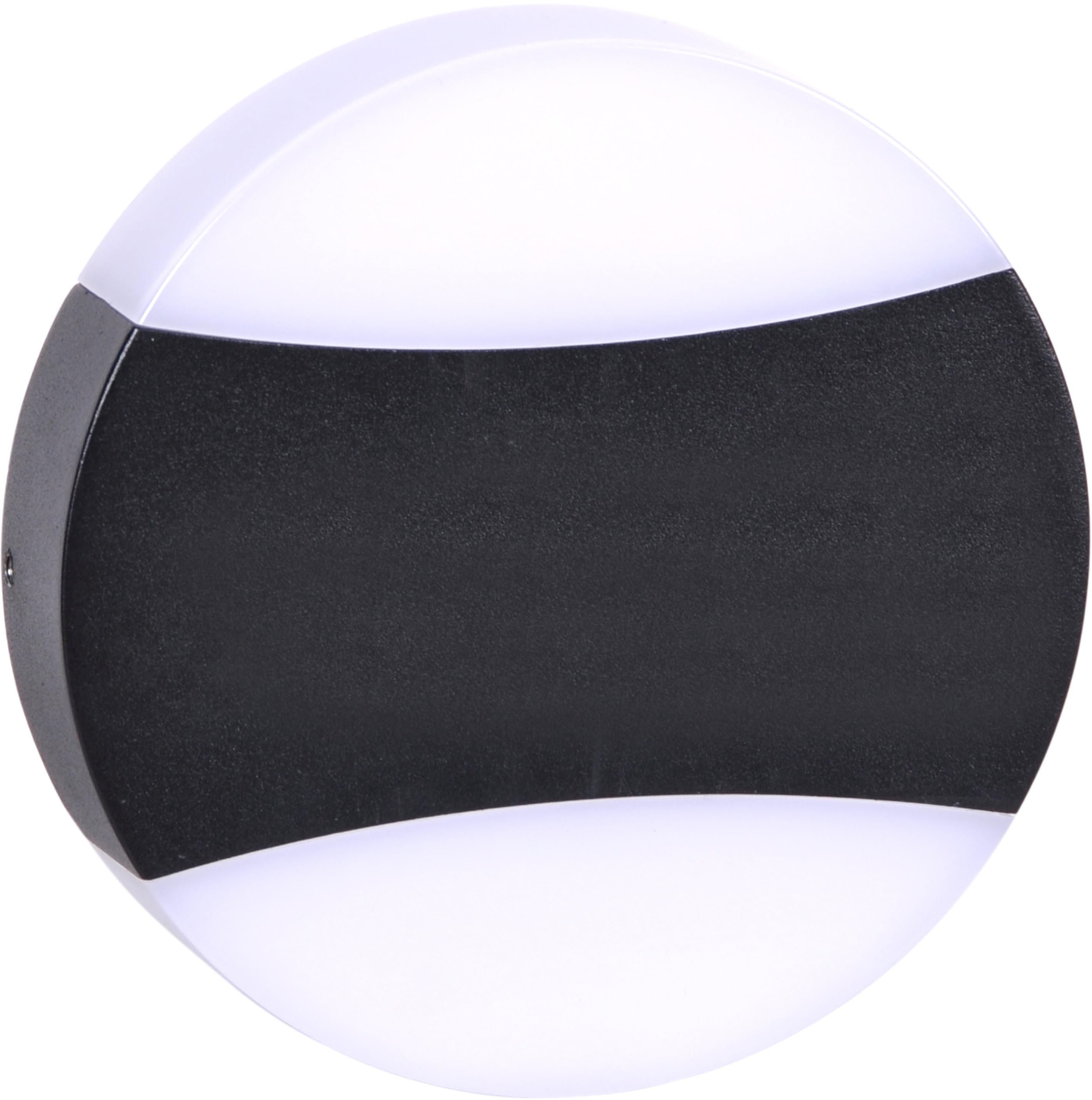 Kaja Sitra kinkiet zewnętrzny 24x0,5W LED czarny/biały K-8143