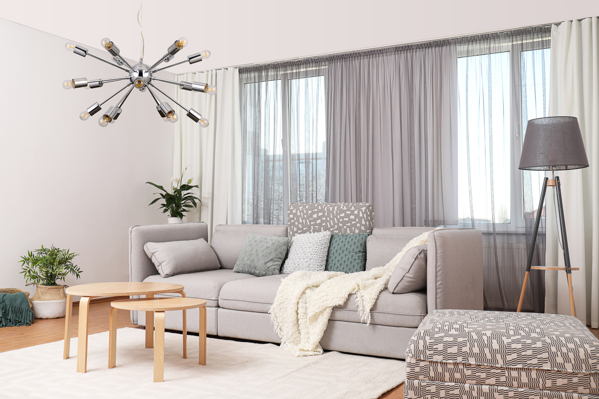 Italux Theo lampa wisząca 18x40 W chrom AD20000-18A
