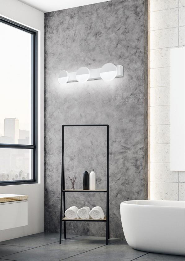 Candellux Sing kinkiet 3x3W LED biały 23-72818
