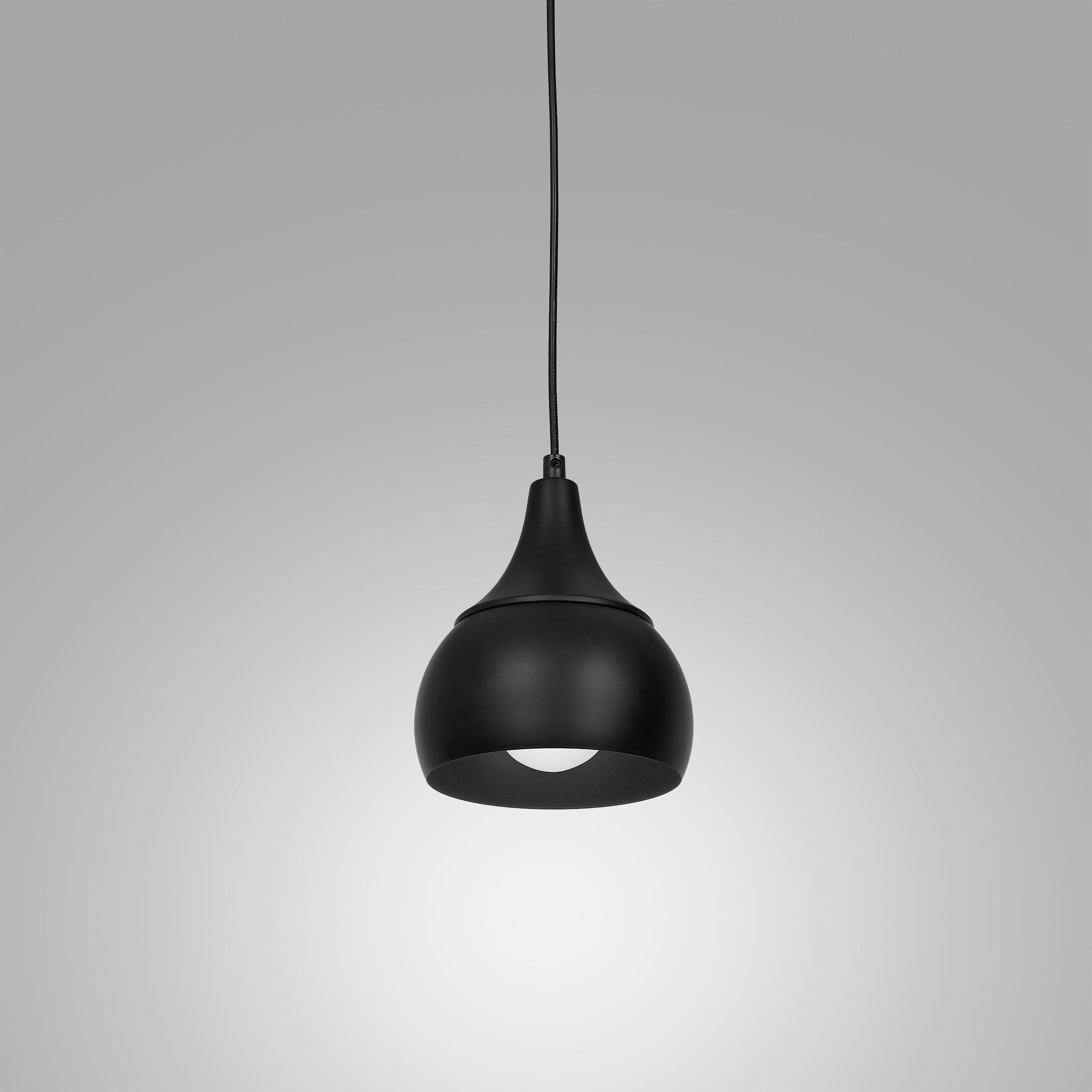 Luminex Aktan lampa wisząca 1x60W czarna 3374