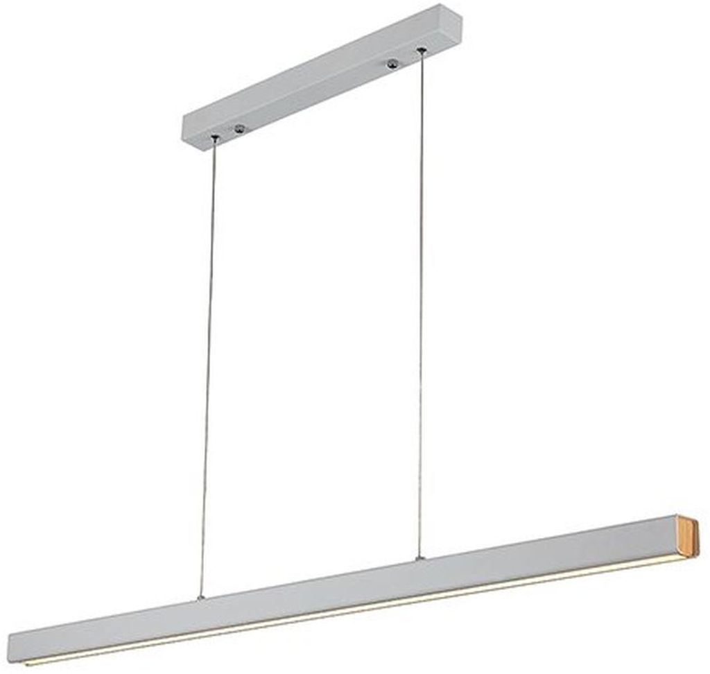 Altavola Design Linear lampa wisząca 1x44W biały/drewno LA089/PR_120_4k_white