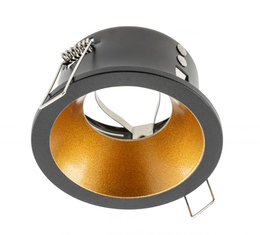 GTV Elva lampa do zabudowy czarno-miedziana OP-ELVAOCM-03