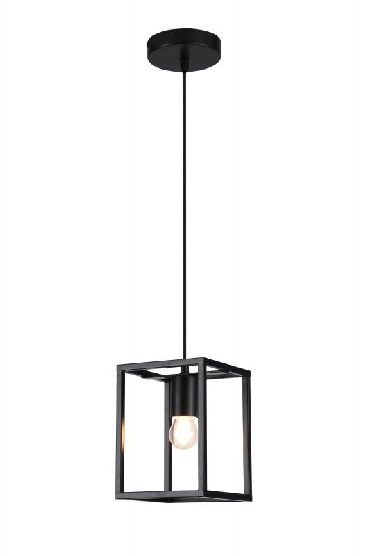 GTV Diu lampa wisząca 1x40 W czarna OS-DIU-10-DEC