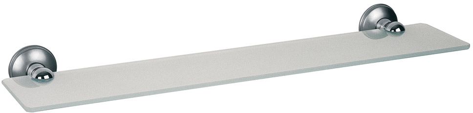 Bisk Dakota półka pod lustro chrom/szkło mrożone 71425