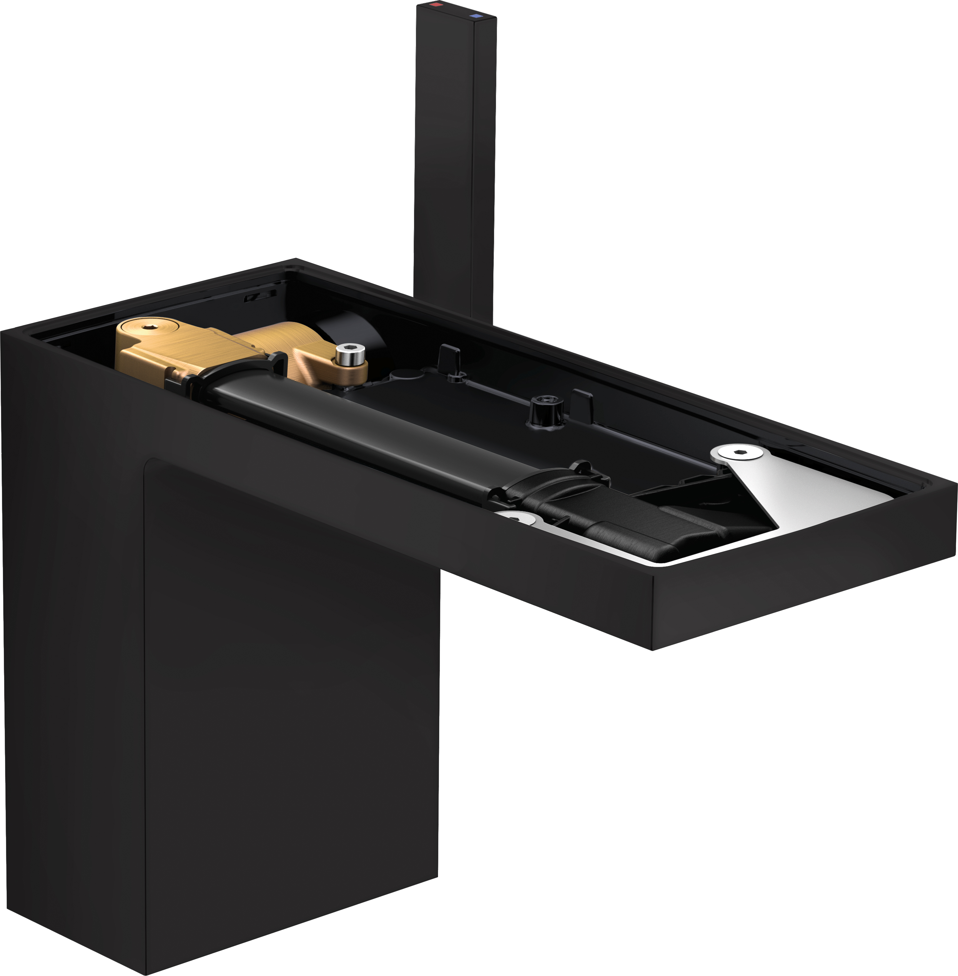 Axor MyEdition EcoSmart bateria umywalkowa stojąca czarny mat 47032670