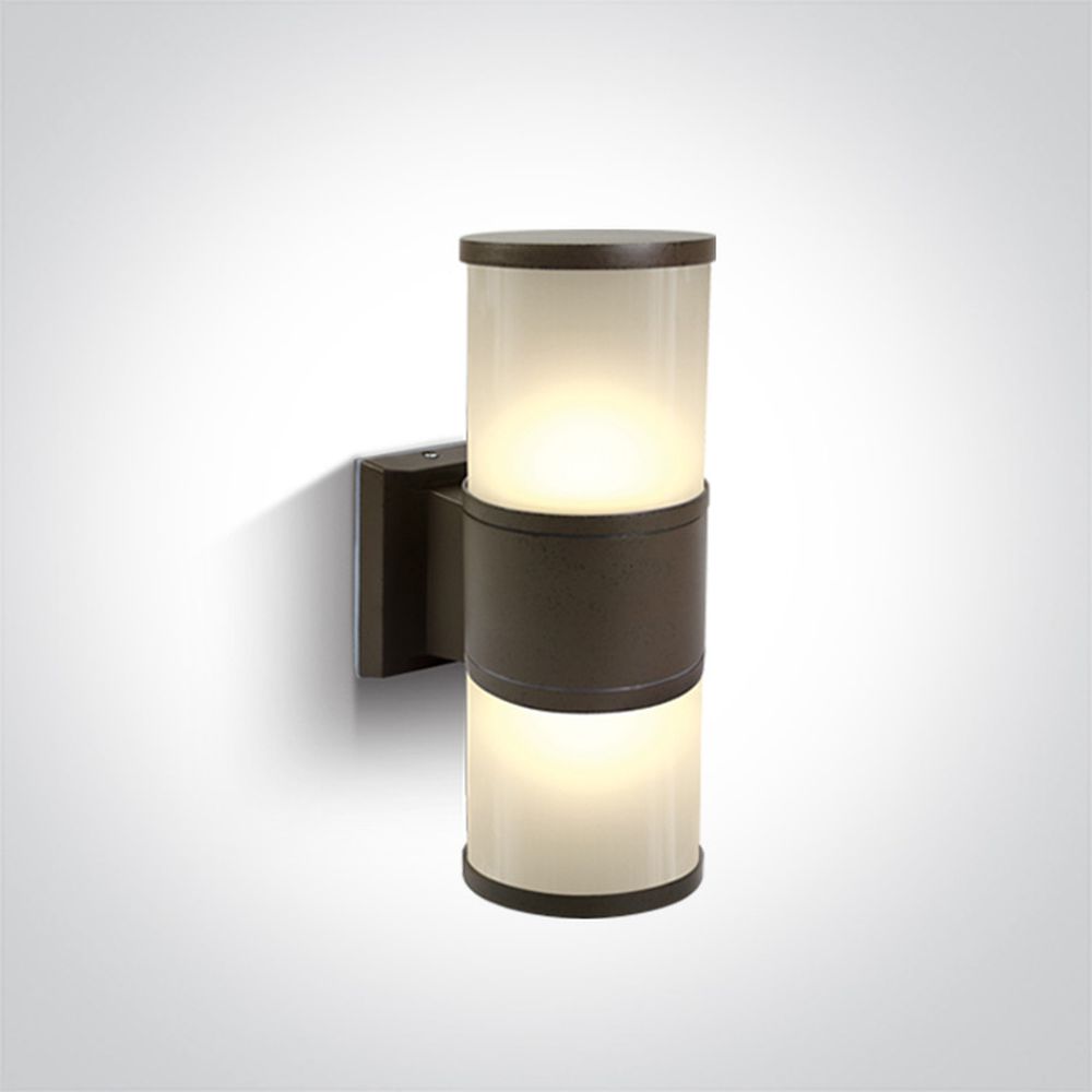 One Light kinkiet zewnętrzny 2x20W rdzawobrązowy 67098/BR