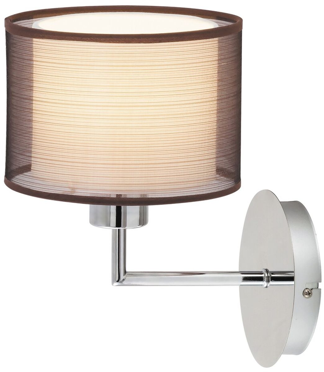Rabalux Anastasia kinkiet 1x60W chrom/brąz 2628