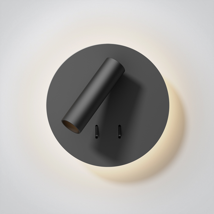 One Light Magoula kinkiet 1x3 W czarny 65746B/B/W