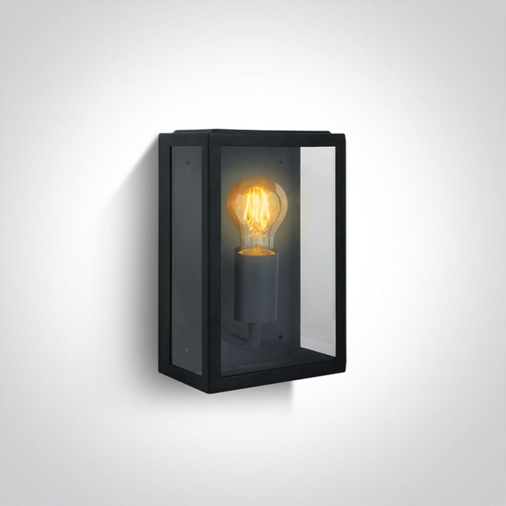 One Light kinkiet zewnętrzny 1x40W czarny 67406/B
