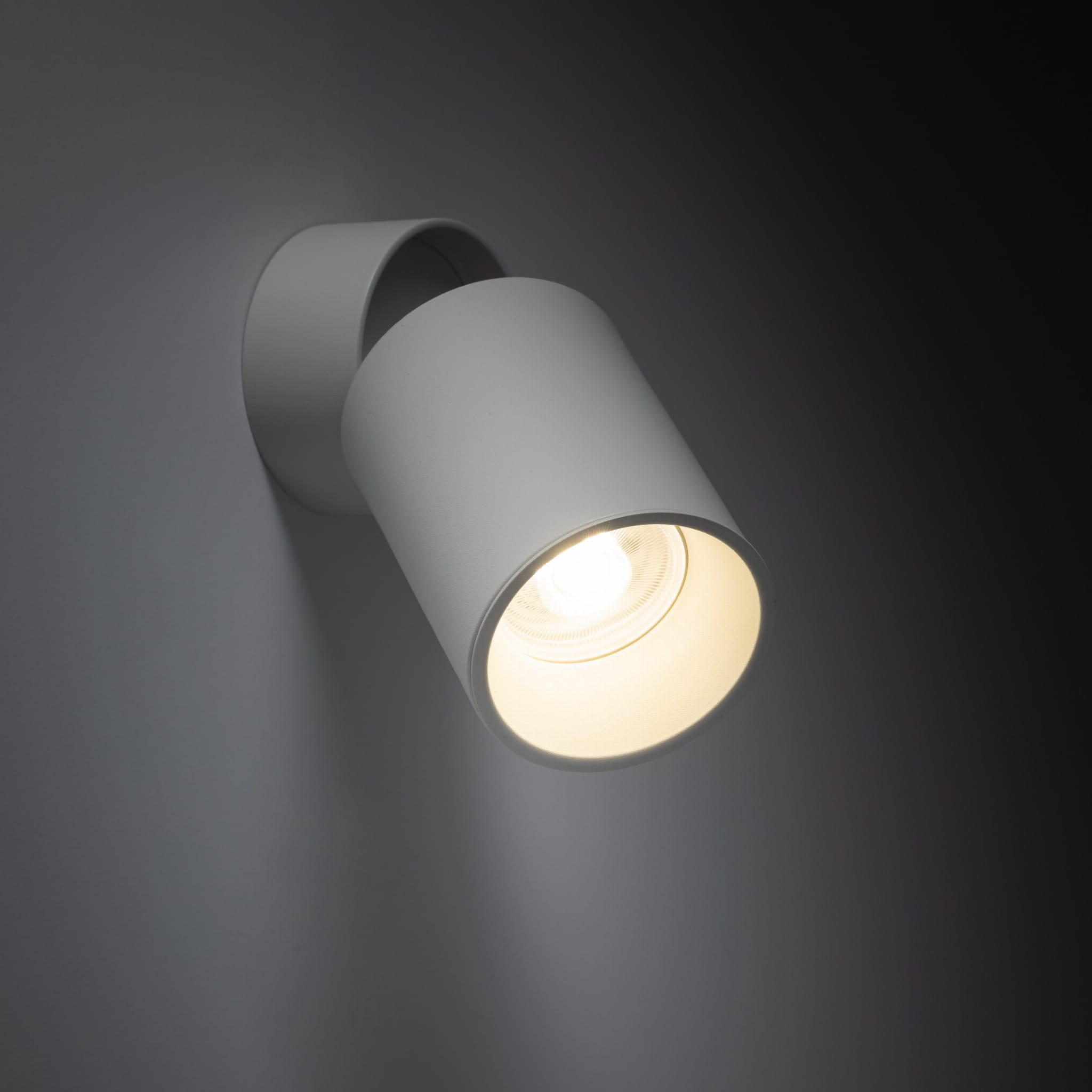 TK Lighting Logan kinkiet 1x10W biały 5373