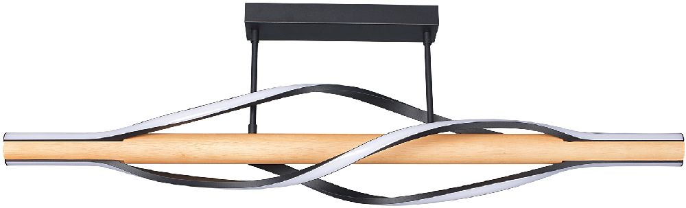 Zuma Line Baez lampa podsufitowa 1x30 W czarna C230857003
