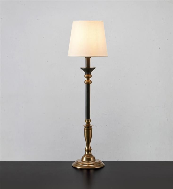 Markslöjd Gent lampa stołowa 1x40 W mosiądz 108679