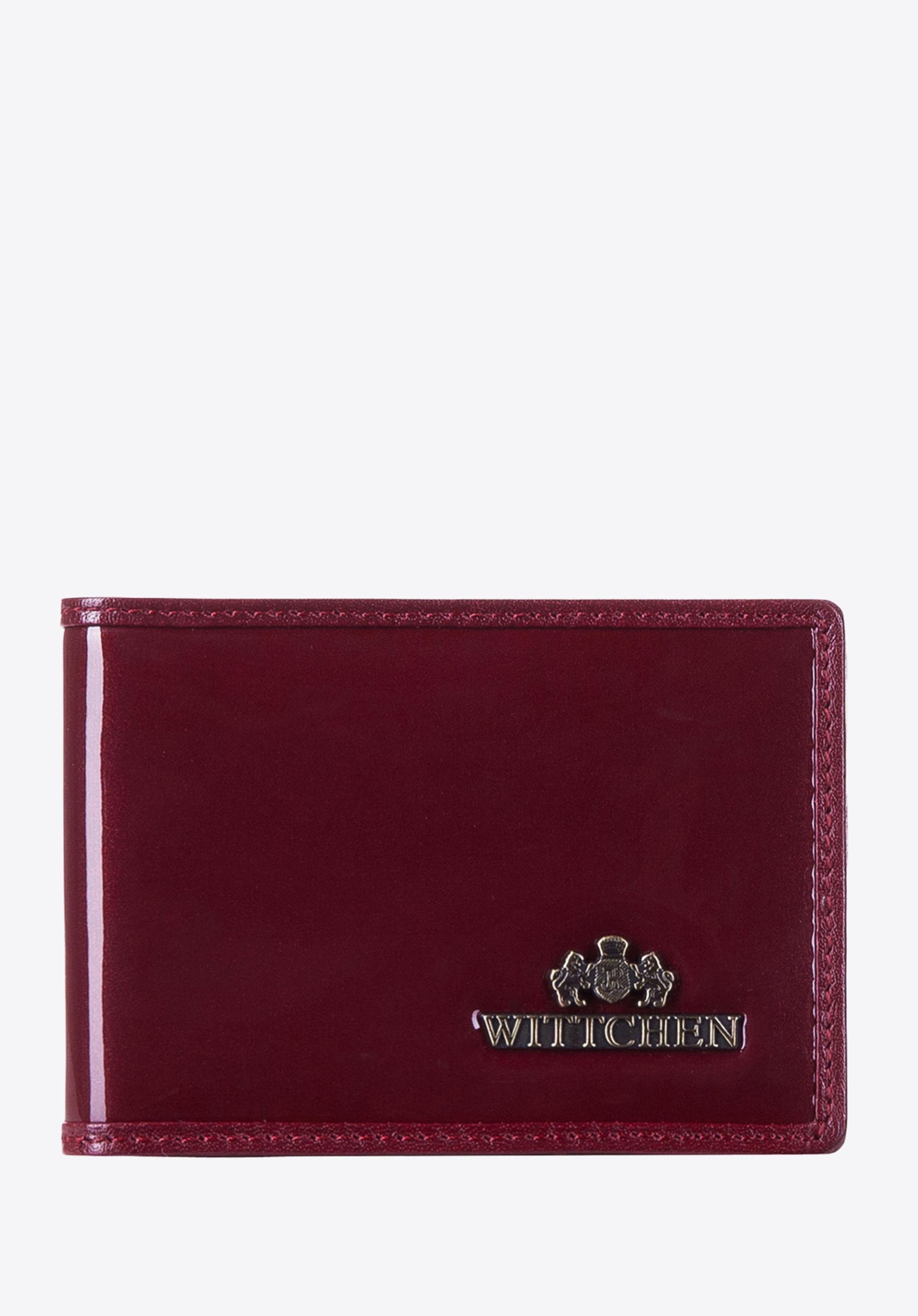 Etui na karty kredytowe bordowe