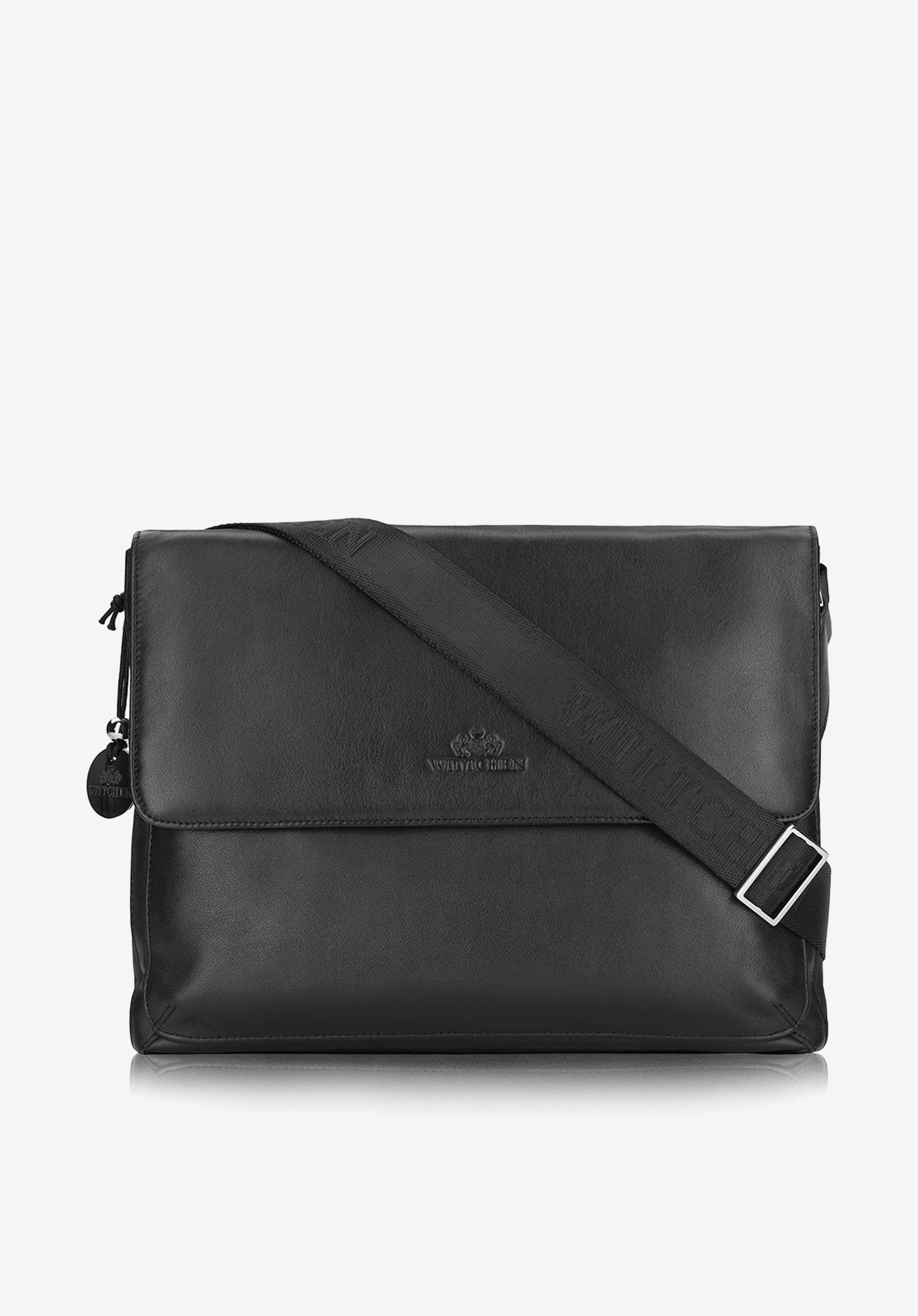 WITTCHEN Torba na laptopa City Leather czarna