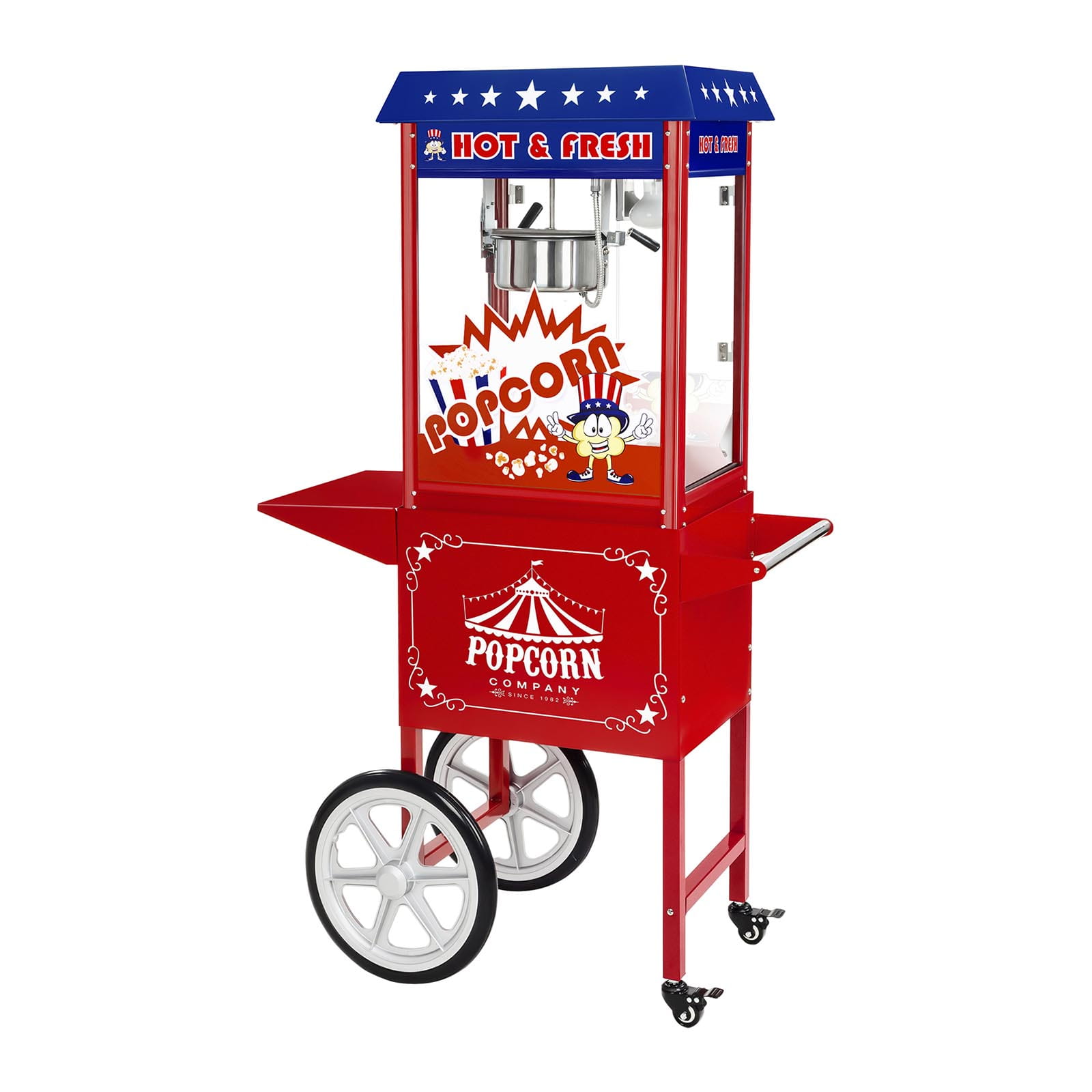 Maszyna do popcornu American Style RCPW-16.1 z wózkiem 1600W