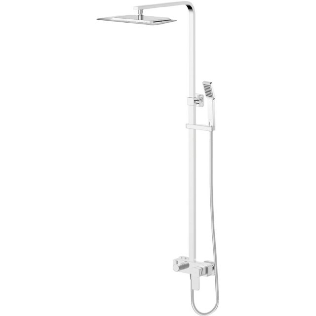 OMNIRES System prysznicowy natynkowy APURE chrom połysk AP2244CR