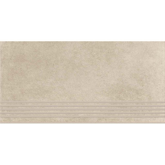 Gres szkliwiony stopnica BLEND beige mat 29,8x59,8 gat. I