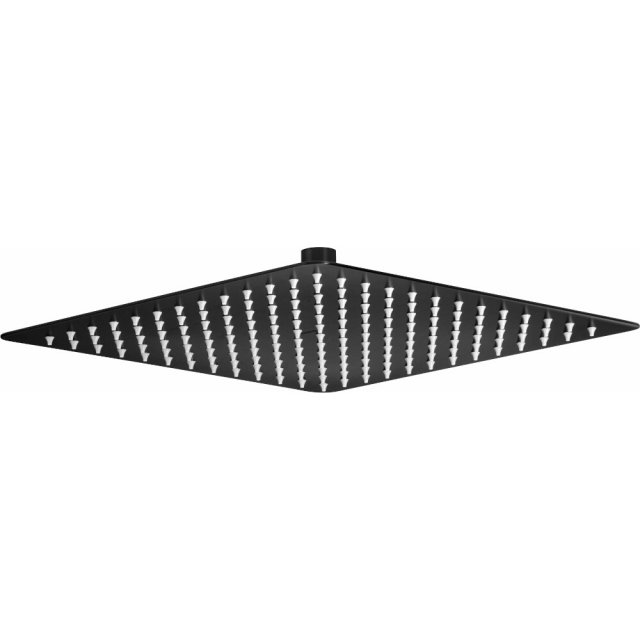DEANTE Głowica prysznicowa FLOKS stalowa nero kwadratowa 300x300 mm N
