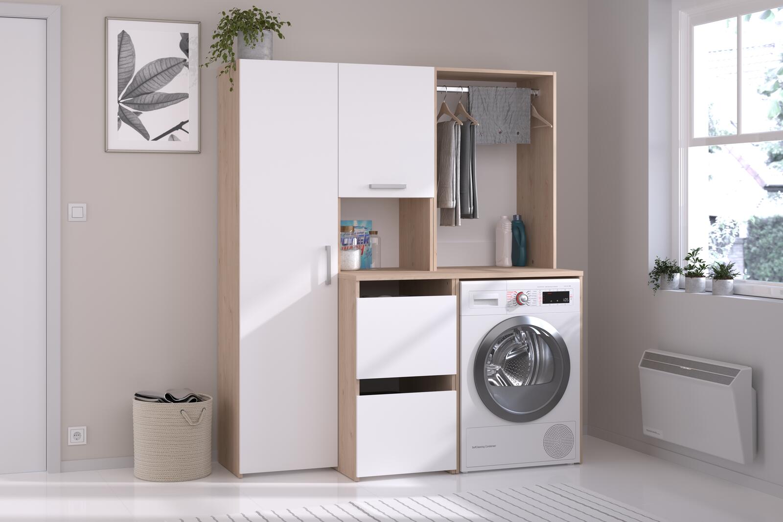 Meble łazienkowe w zestawie Laundry close