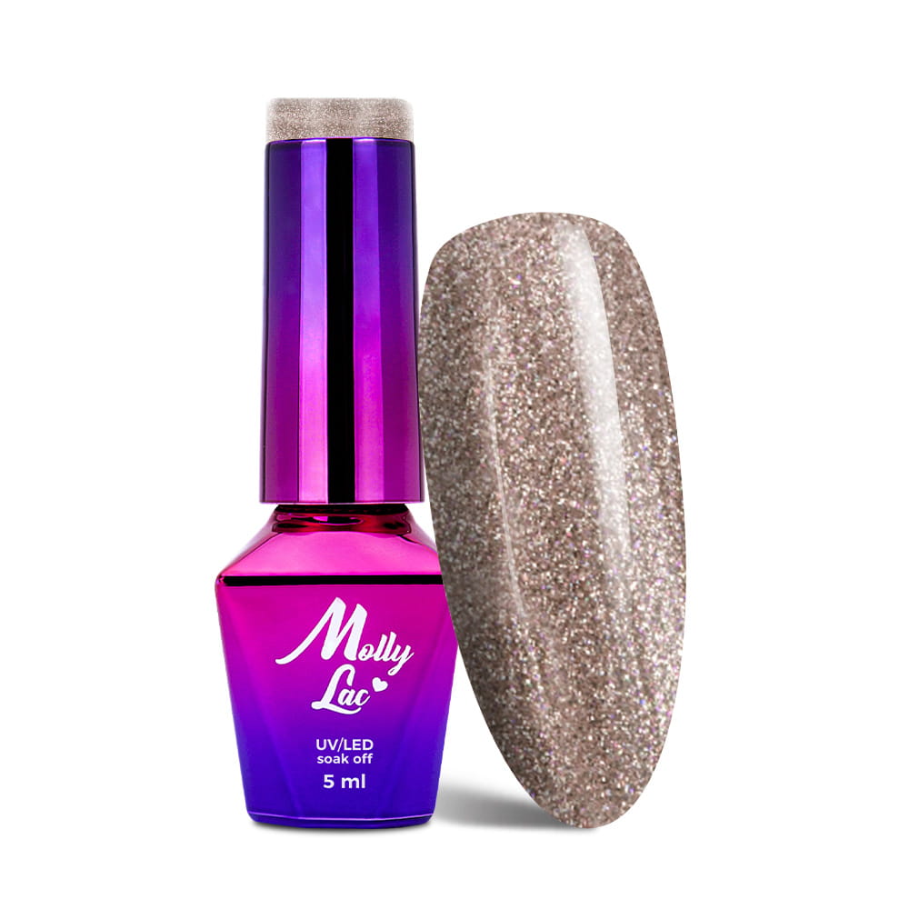 Lakier hybrydowy MollyLac Obsession Modest 5 ml Nr 210
