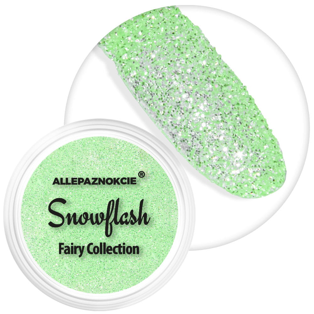 Pyłek do paznokci Snowflash Allepaznokcie Nr 9