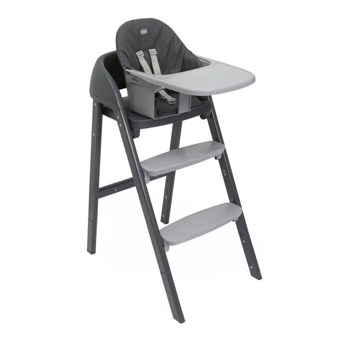 Chicco Crescendo Up - krzesełko do karmienia 0m+ do 110 kg-Etna Black
