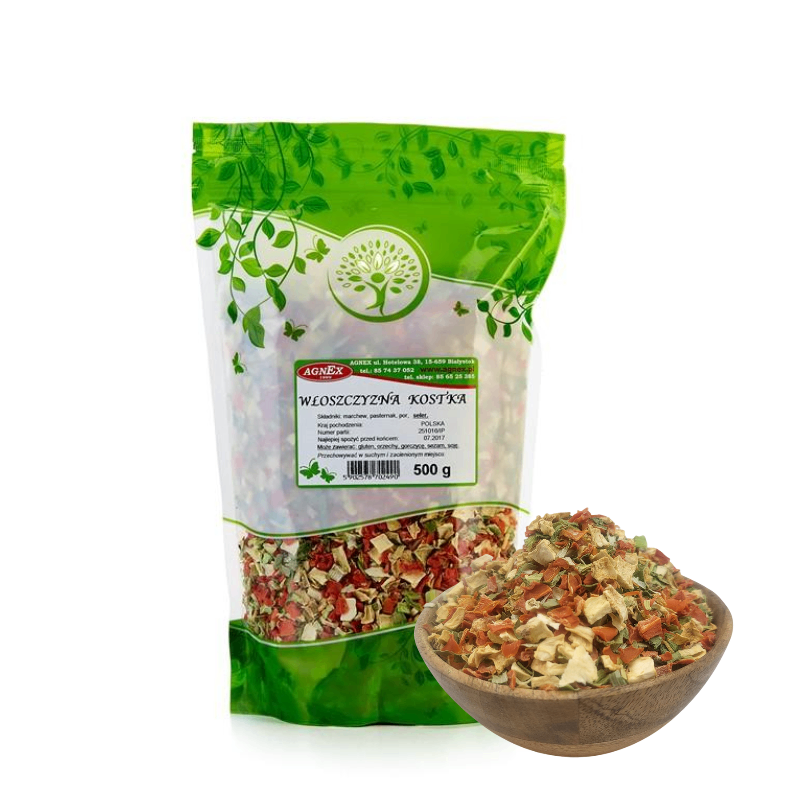 Włoszczyzna kostka 500g