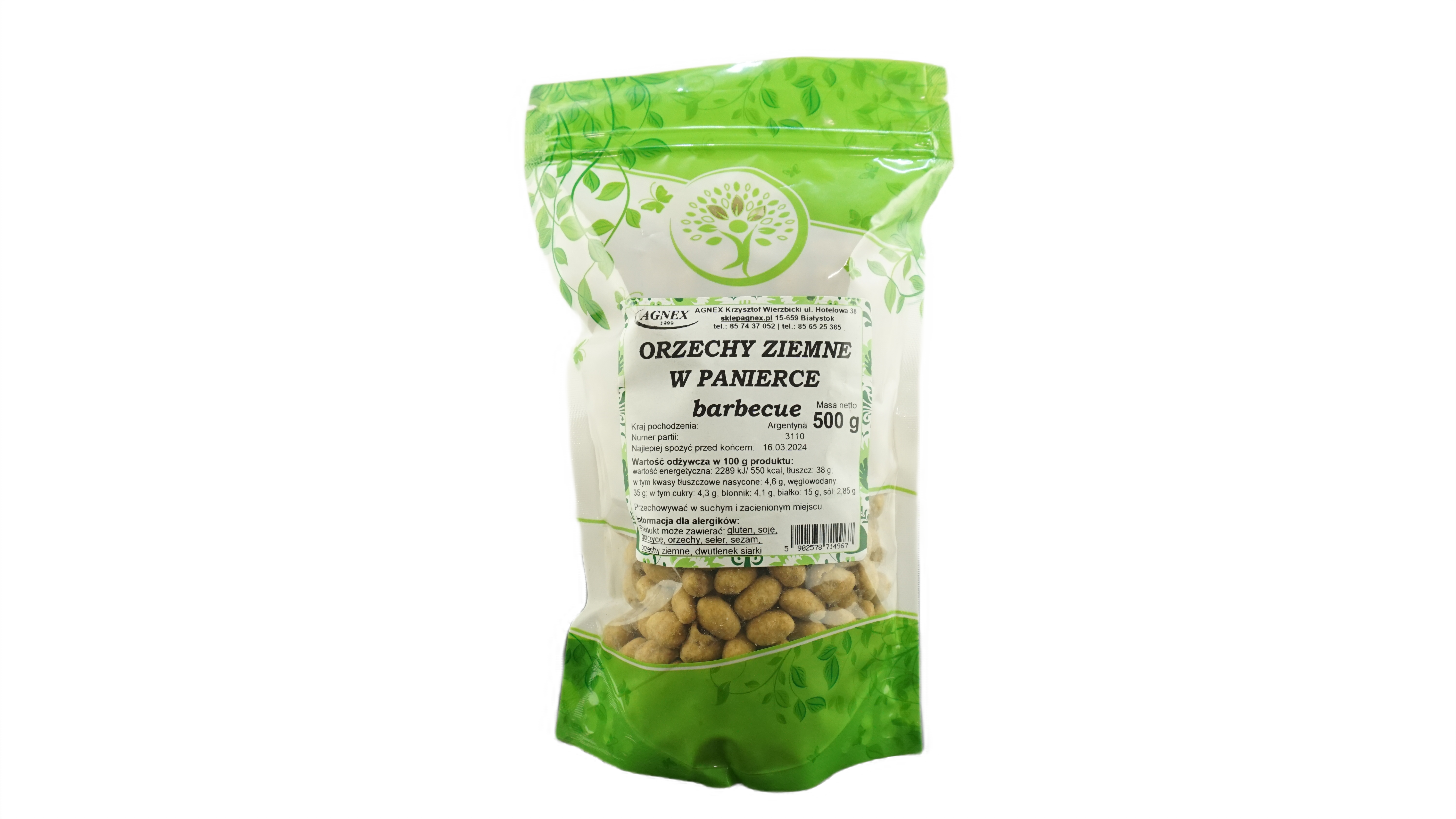 ORZESZKI ZIEMNE W PANIERCE- barbecue 500