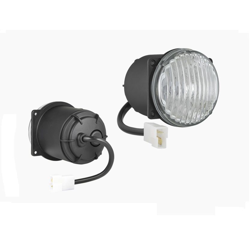 Przeciwmgłowy reflektor halogenowy przewód i złączem AMP Faston HM4.23604 Wesem