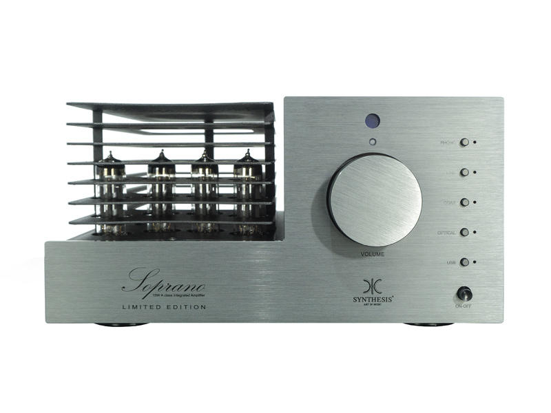 Wzmacniacz lampowy synthesis soprano le silver alu