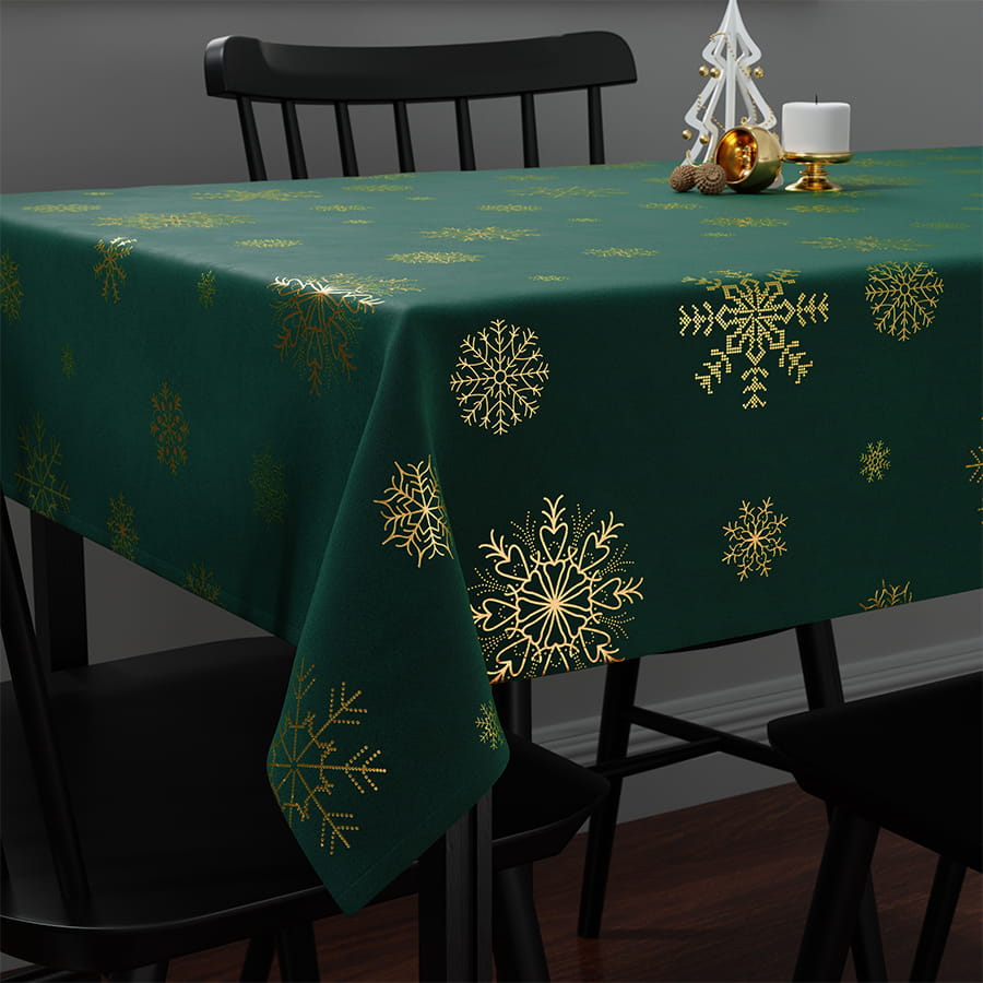 ŚNIEŻKI Obrus wodoodporny VELVET 140x180 - idealny dla eleganckiego domu