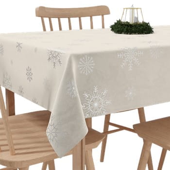 ŚNIEŻKI Obrus wodoodporny VELVET 140x220 - idealny na każde przyjęcie