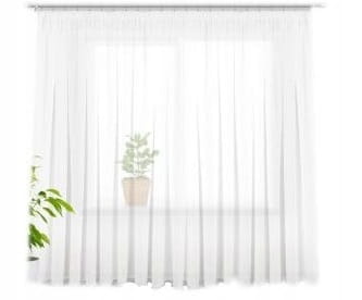 Firanka na okno z balkonem 230x290 cm firany