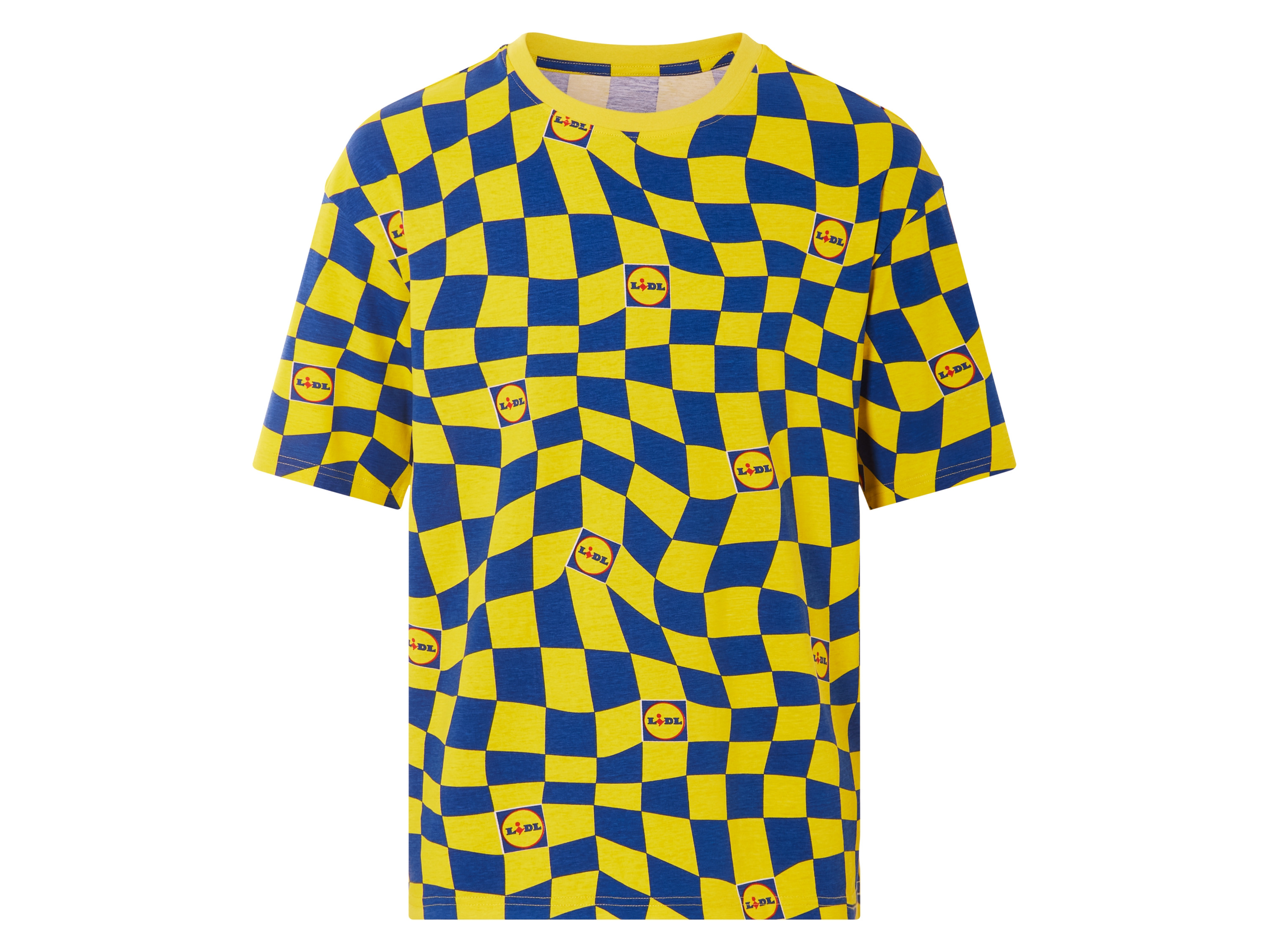 T-shirt bawełniany męski z kolekcji Lidl Żółty, M48/50