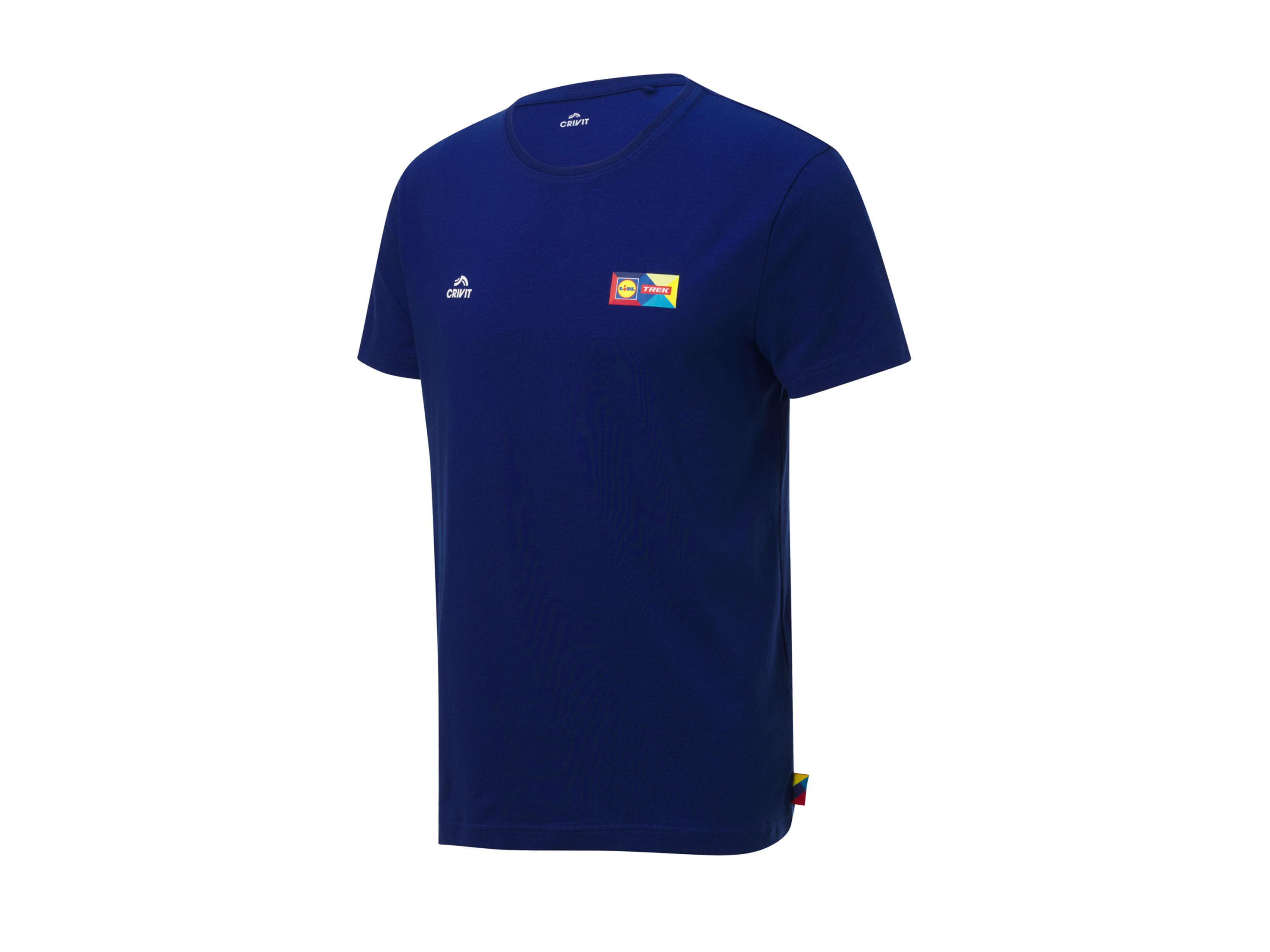 Crivit T-shirt funkcyjny męski z bawełną Niebieski, S 44/46