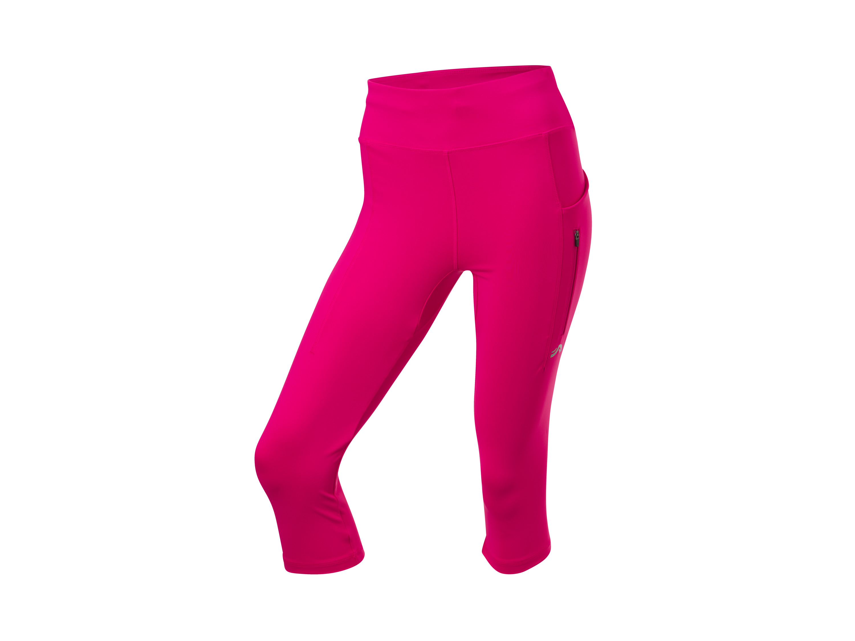 Crivit Legginsy funkcyjne 3/4 damskie z wysokim stanem Różowy, S36/38