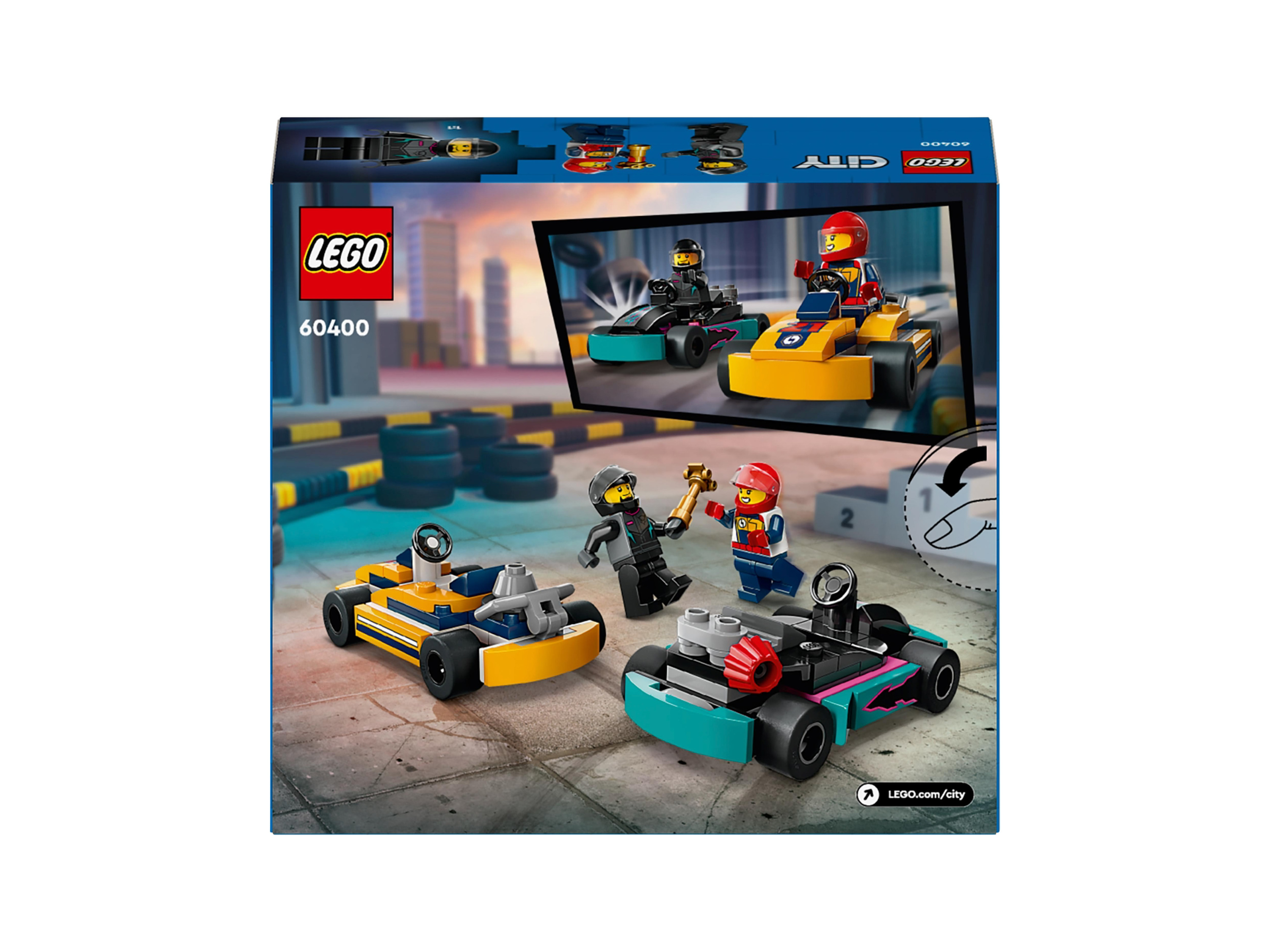 Lego 60400 City Gokarty i kierowcy wyścigowi