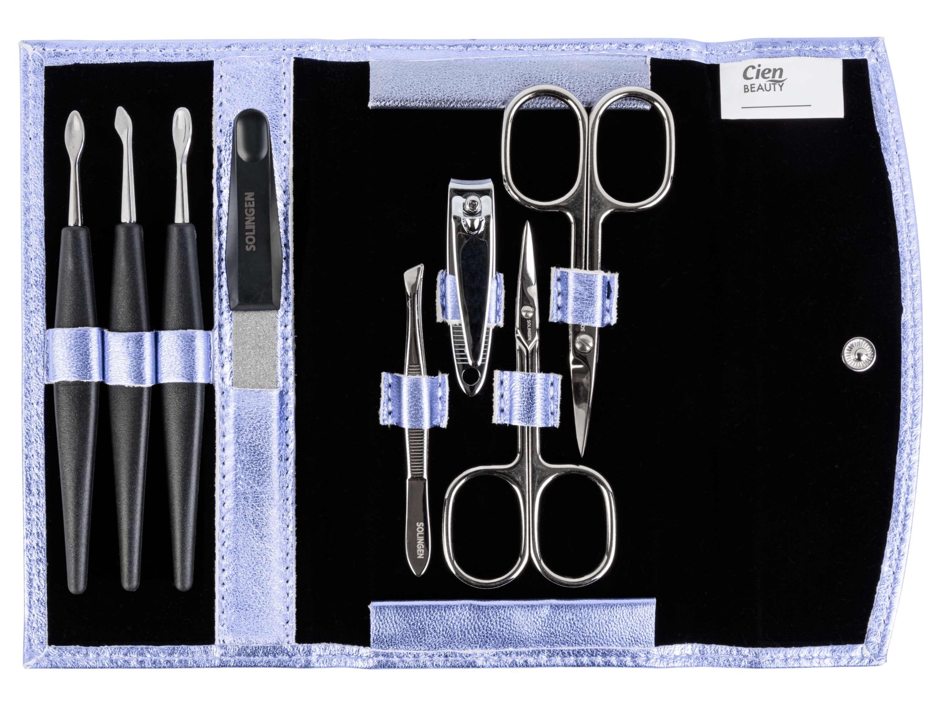 Cien Beauty Akcesoria do manicure, 8 elementów Fioletowy
