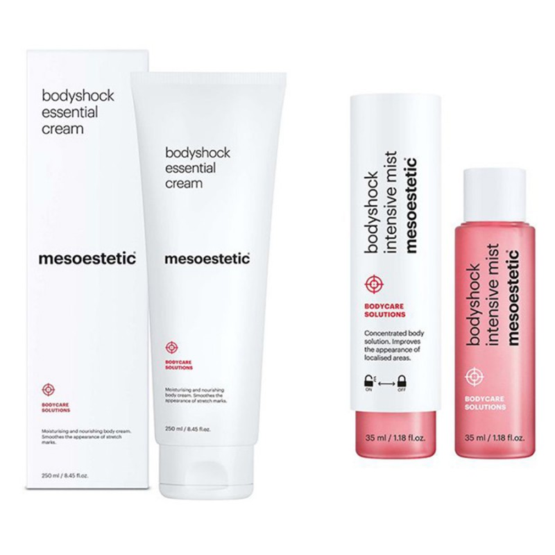 Mesoestetic Bodyshock Zestaw Essential Cream + Intensive Mist