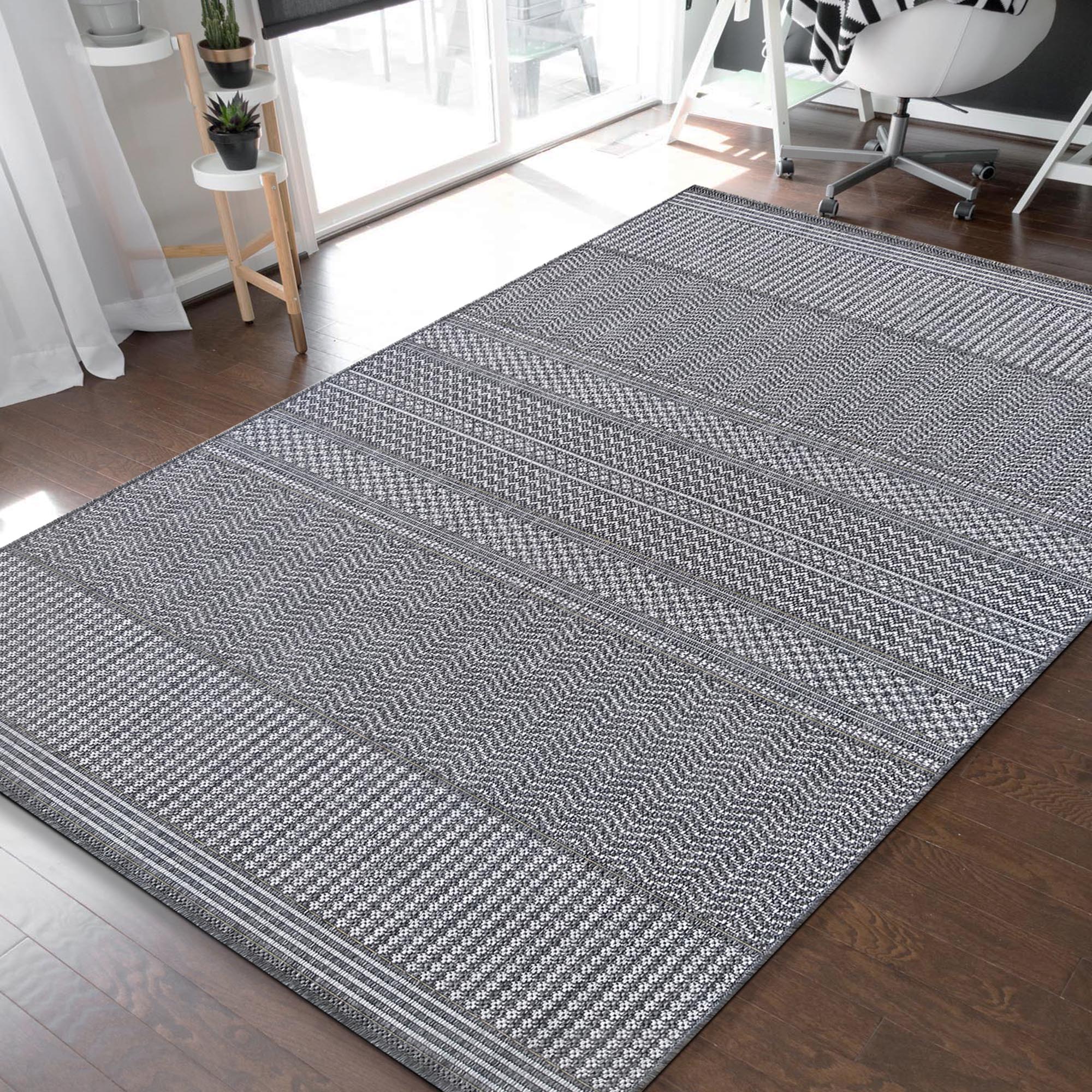 Dywan Sznurkowy OUTDOOR ZARA 12 Szary - 80 x 150 cm