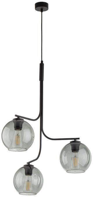 Darmowa Dostawa - Lampa wisząca 3x15 W przydymiony TK Lighting Cesar 5726
