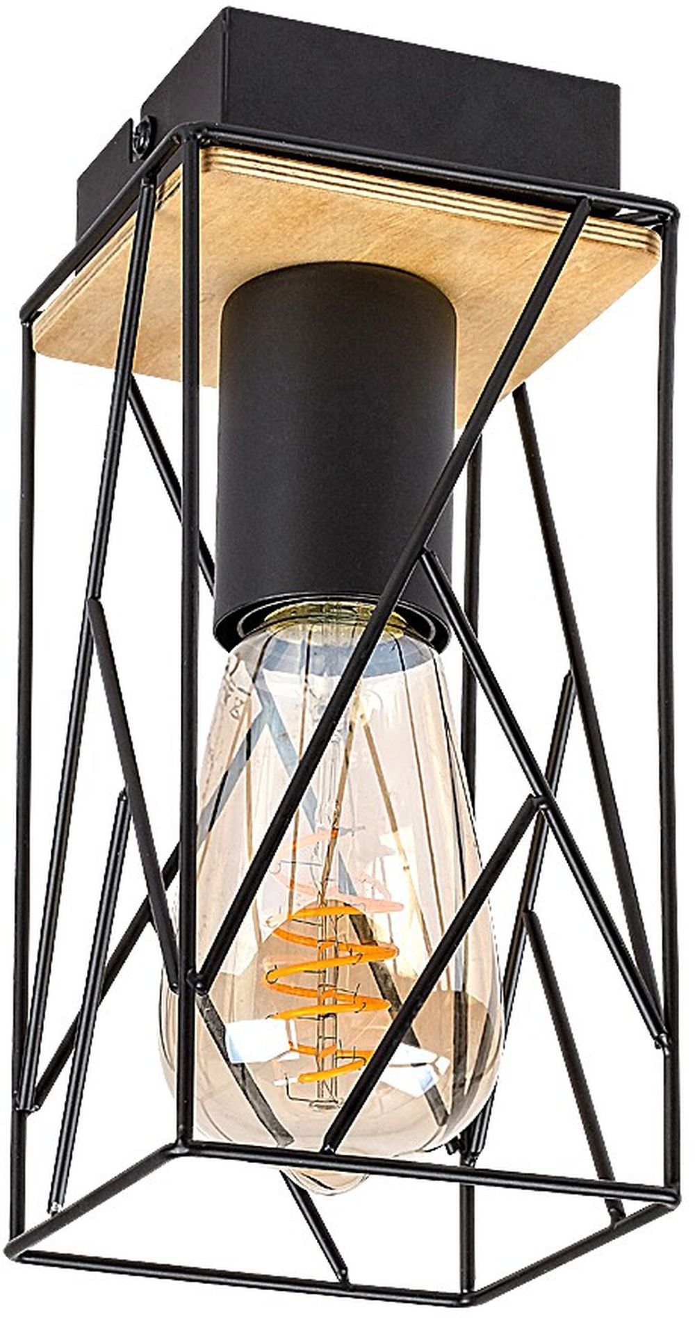 Darmowa Dostawa - Lampa podsufitowa 1x40 W czarny Rabalux Boire 71021