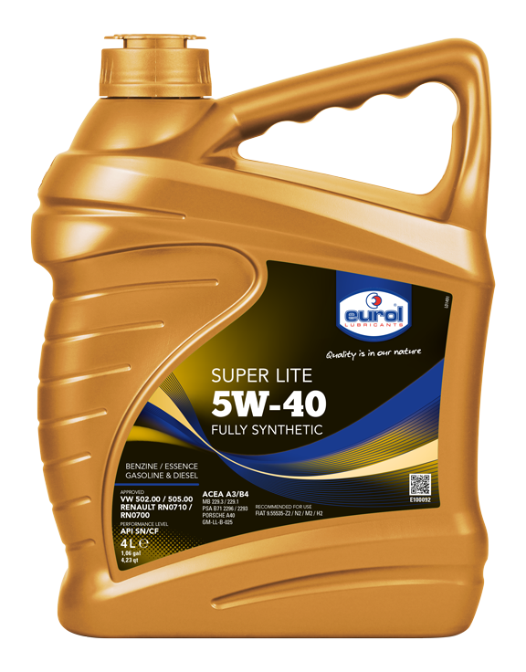 EUROL SUPER LITE A3/B4 5W40 4L - Petrostar