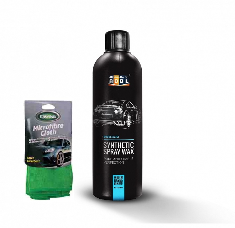 ADBL SYNTHETIC SPRAY WAX 500ML + MIKROFIBRA - Petrostar