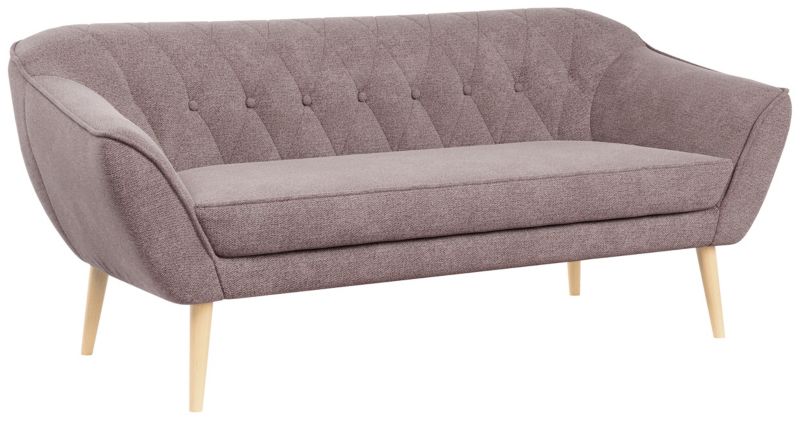 Sofa MKS Meble PIRS 3 różowy struktura 1szt.