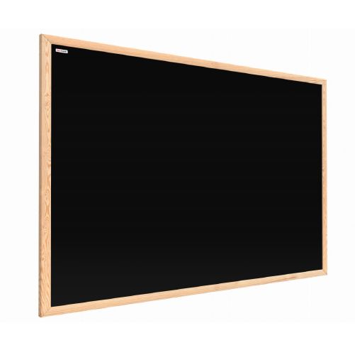 Tablica kredowa magnetyczna 90x60 cm ALLboards rama drewniana naturalna 1 szt.