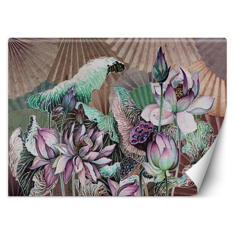 Fototapeta Feeby Kwiat lotosu rośliny natura 200x140 1 szt