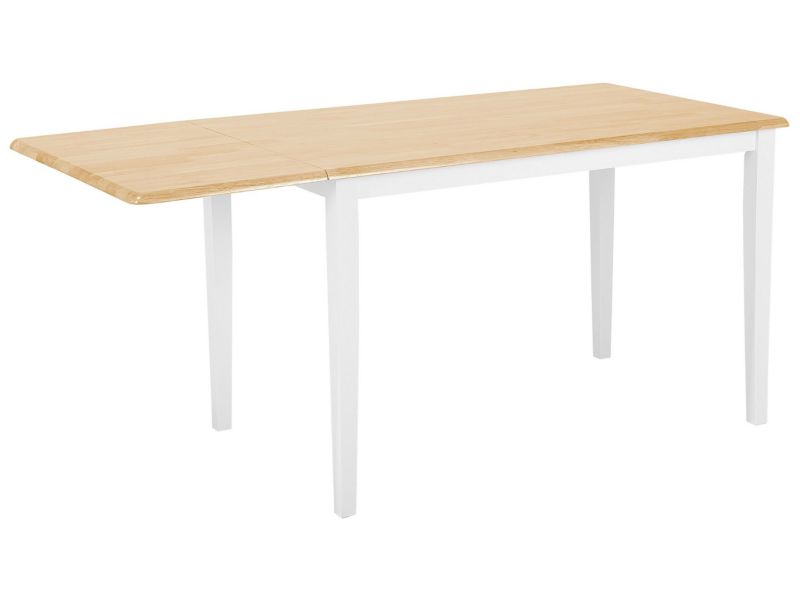 Stół do jadalni Louisiana 75 cm 120/160 cm Jasne drewno 1 szt.