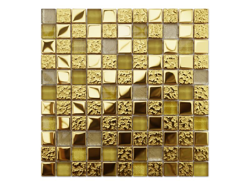 Mozaika szklana Ilcom złota gold dubaj 30x30cm 1 szt.
